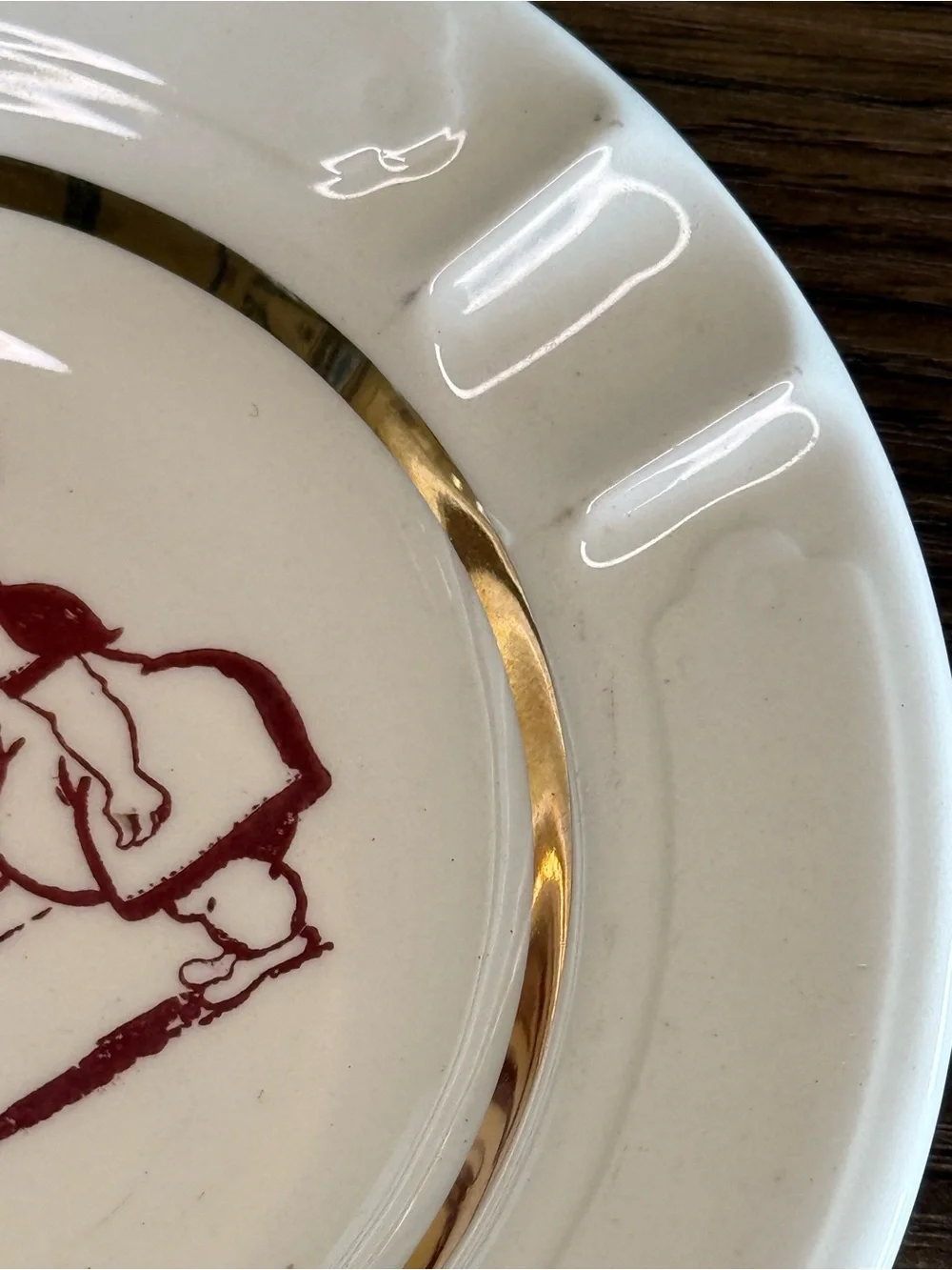 1940’s Risqué Adult Cartoon Trays Set of 4